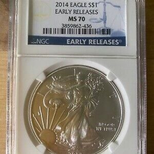 2014 Silver Eagle MS70, Early Release